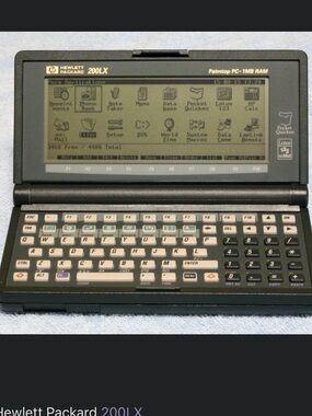 HP 200LX Palmtop PC - 1MB RAM- RARE Vintage PC- great condition